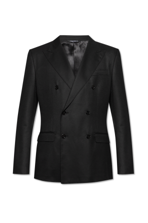 【関税＆送料込み】Rick Owens Jmf Double-Breasted Silk Blaz Rick Owensのブラック JMF Neue テーラードジャケットがセール中